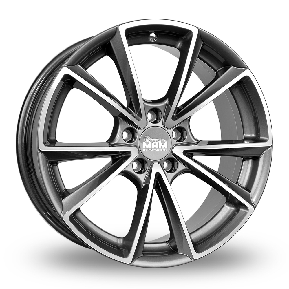 MAM A5 Palladium Polished Alloy Wheels