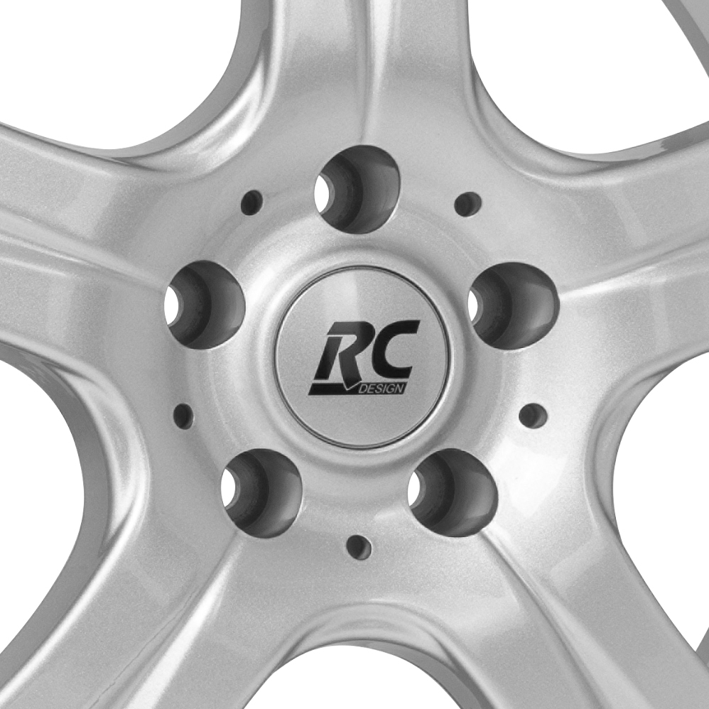 17" RC Design RC14 Crystal Silver Alloy Wheels