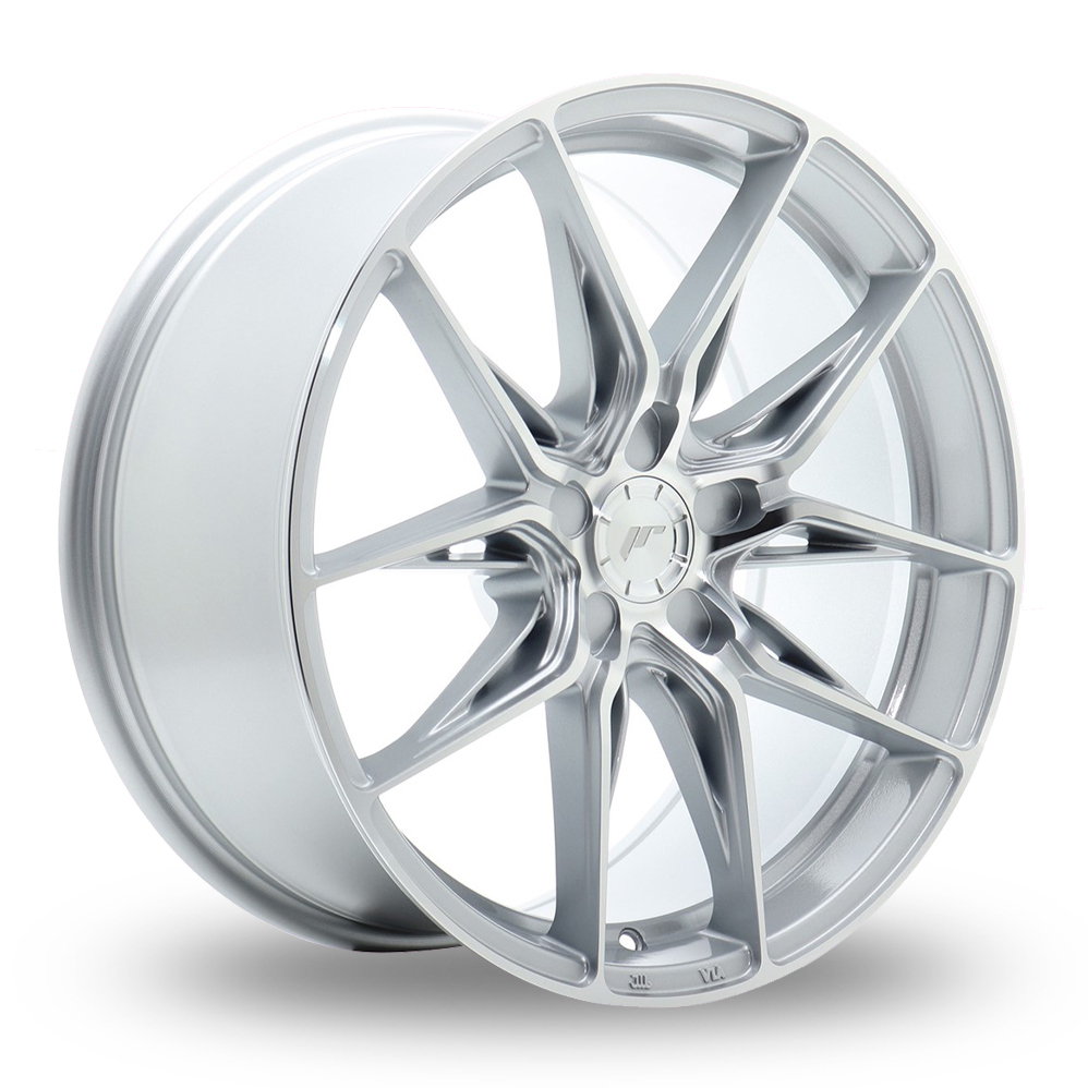 Japan Racing JR44 (8x18) (Custom Fitment) Silver Machined Face Alloy Wheels