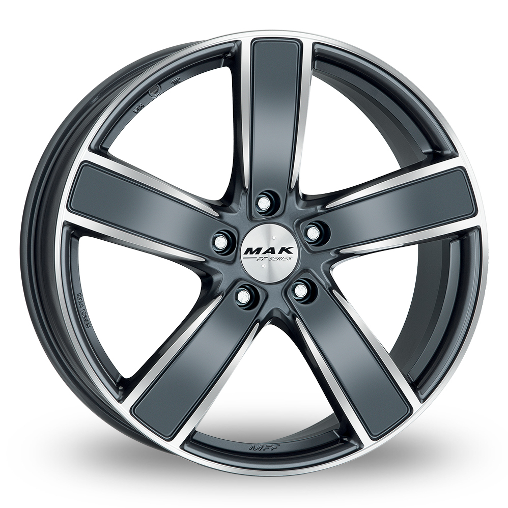 MAK Turismo-FF Gunmetal Mirror Alloy Wheels