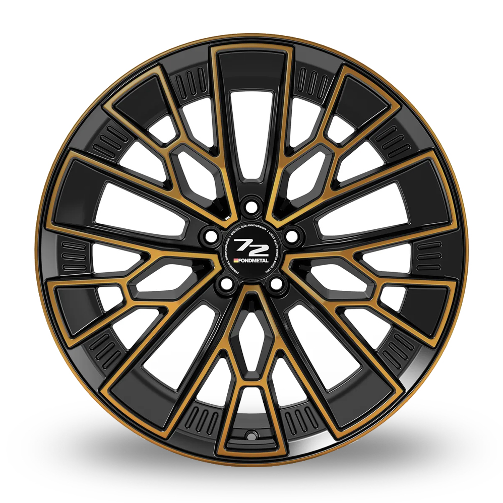 20" Fondmetal 1972 Gloss Black Bronze Machined Alloy Wheels