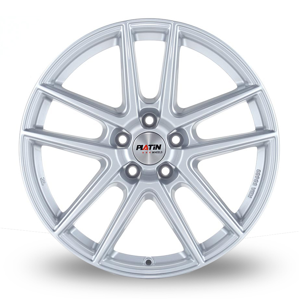 15" Platin P 73 Polar Silver Alloy Wheels