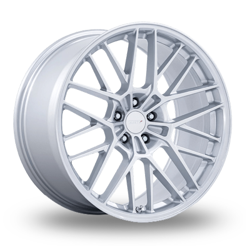 TSW TW001 Daytona (USA Warehouse) Gloss Silver Alloy Wheels