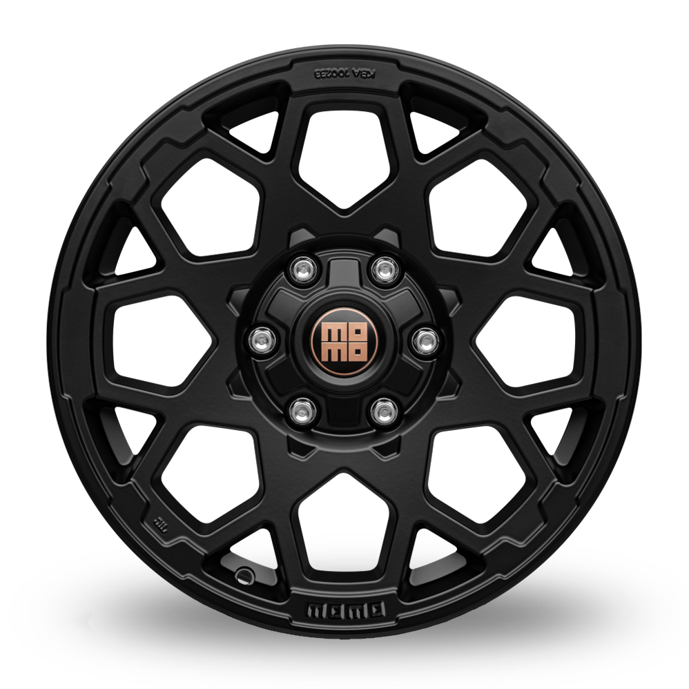 18" Momo Heavy Duty Matt Black Alloy Wheels