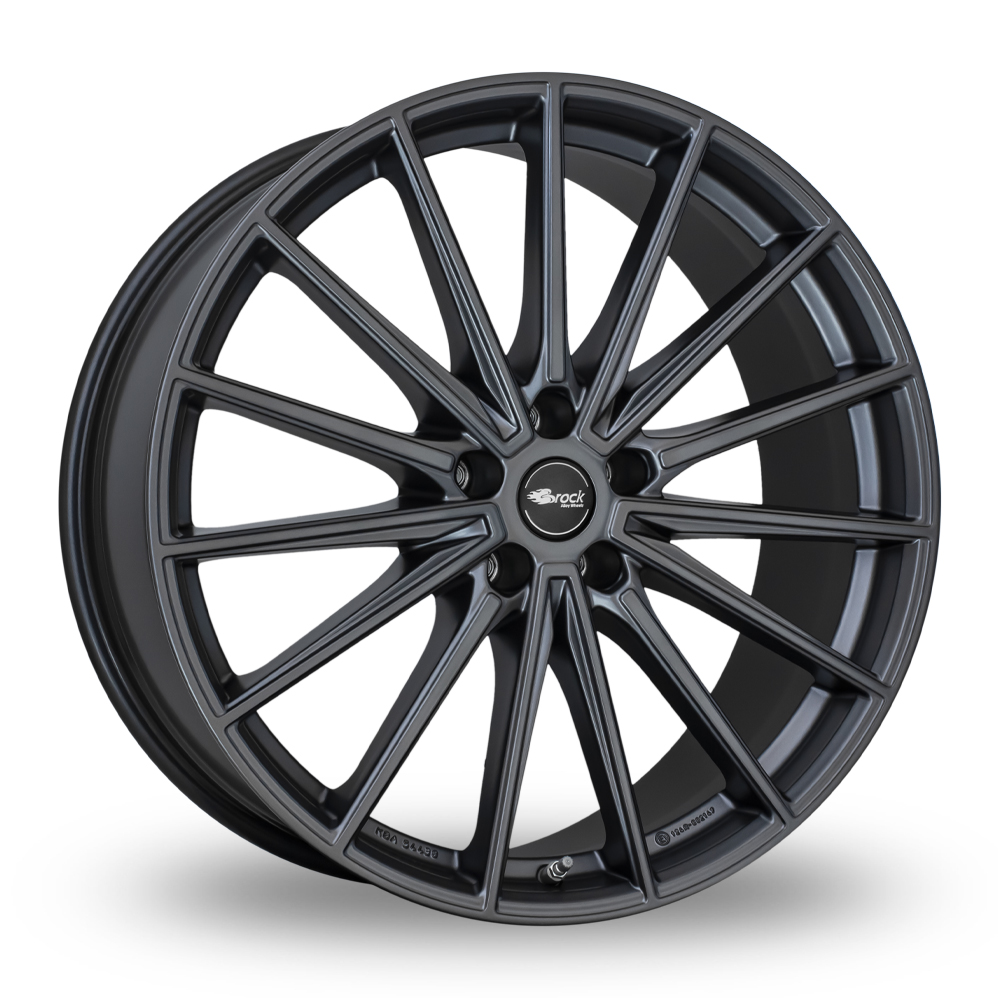 Brock B43 Matt Cosmic Grey Alloy Wheels