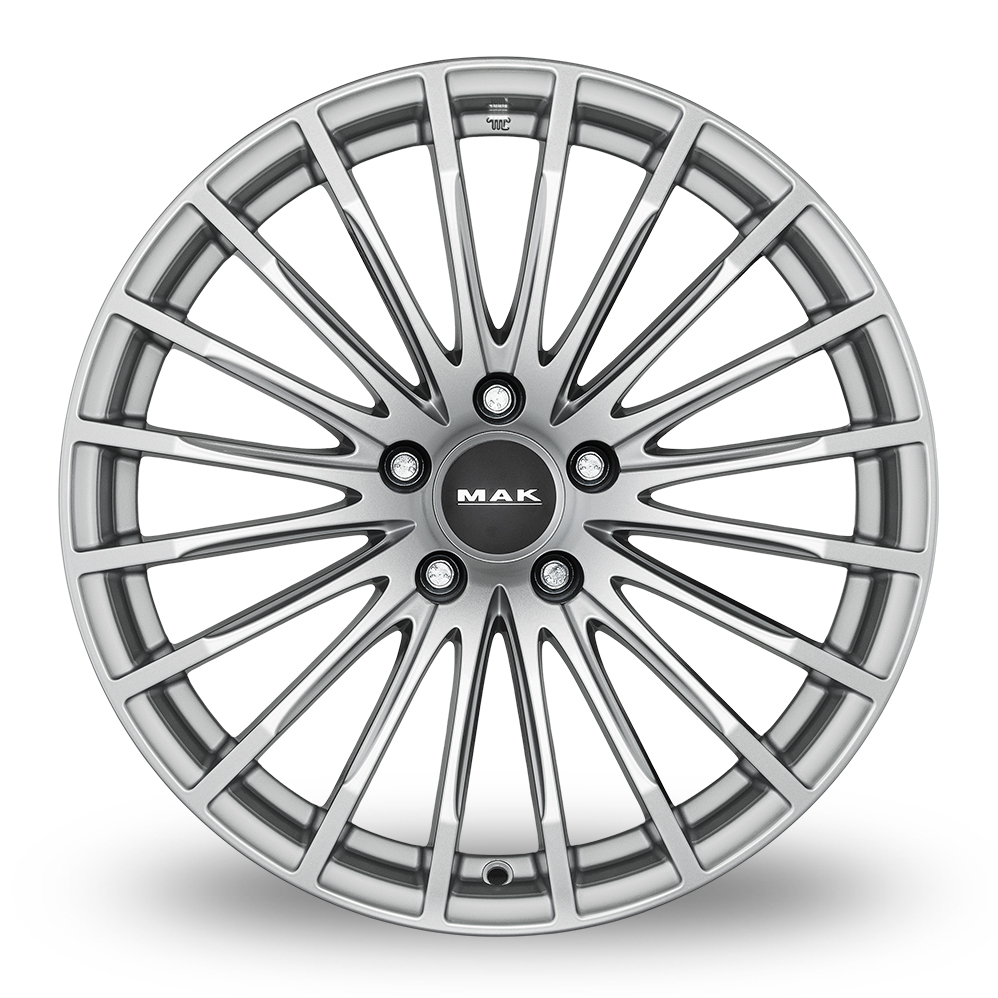 19" MAK Starlight Silver Wider Rear Alloy Wheels
