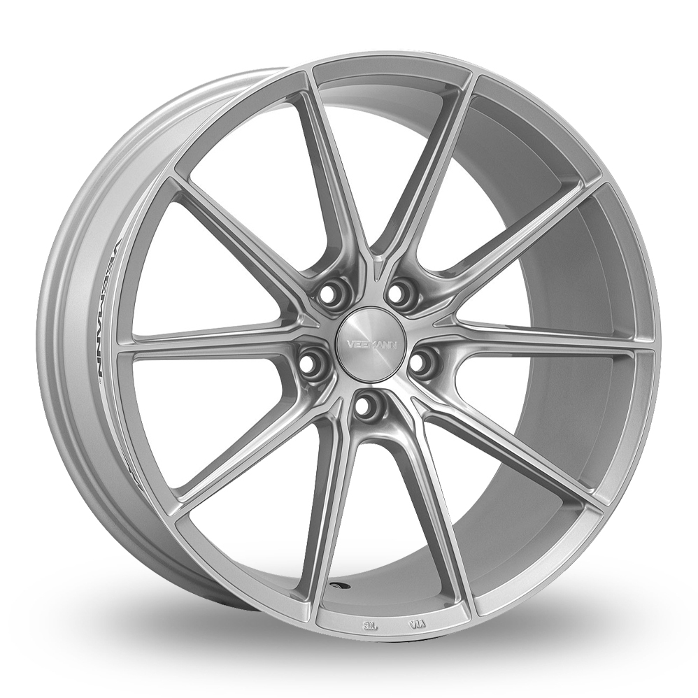 VEEMANN V-FS48 Silver Machined Alloy Wheels