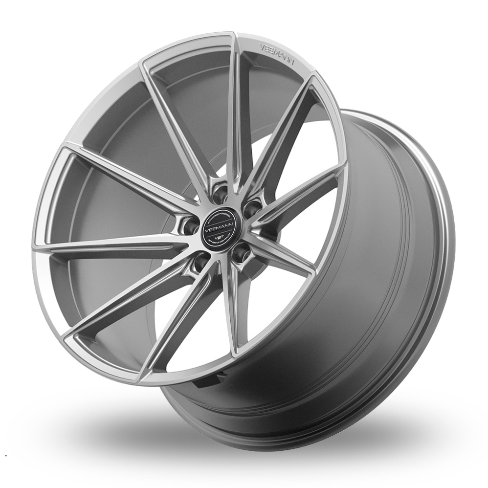 19" VEEMANN MF-Z1 Silver Machined Alloy Wheels