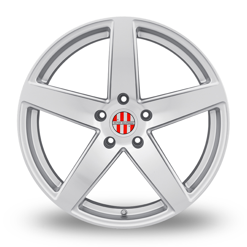 19" Victor Equipment Baden Silver With Mirror Cut Face Alloy Wheels