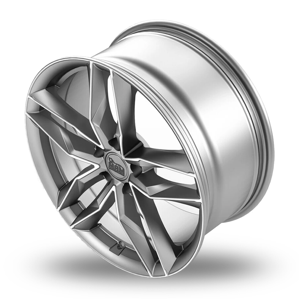 18" MAM RS3 Matt Palladium Polished Alloy Wheels