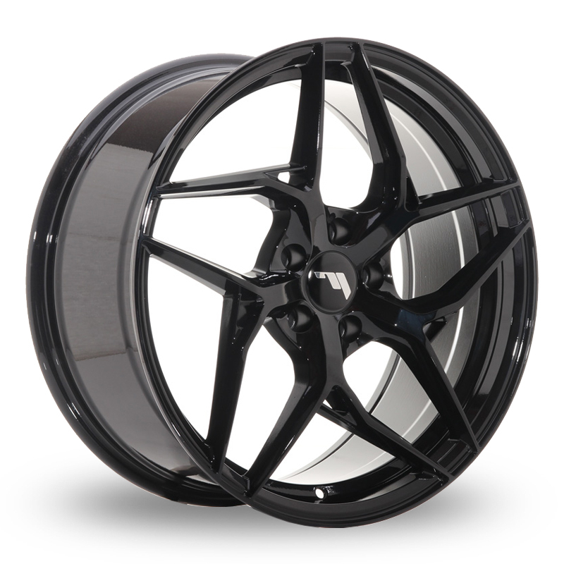 Japan Racing JR35 (8.5x19) (Custom Fitment) Gloss Black Alloy Wheels
