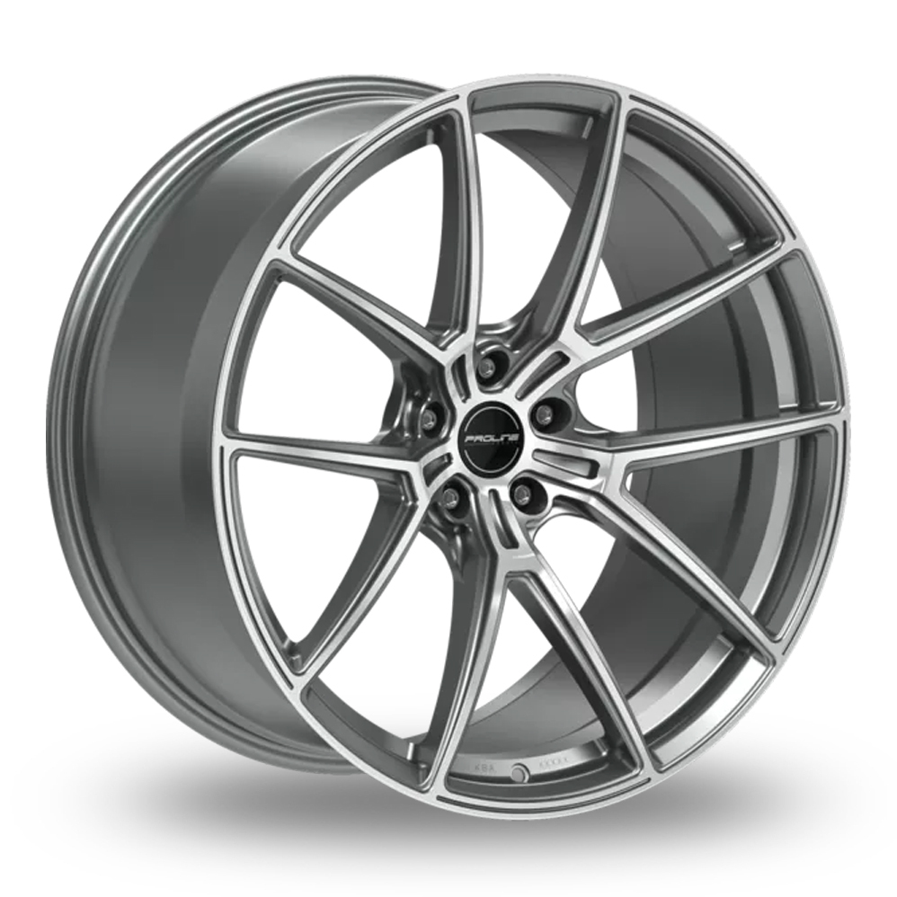 Proline PFR Forged Matt Grey Polished Alloy Wheels