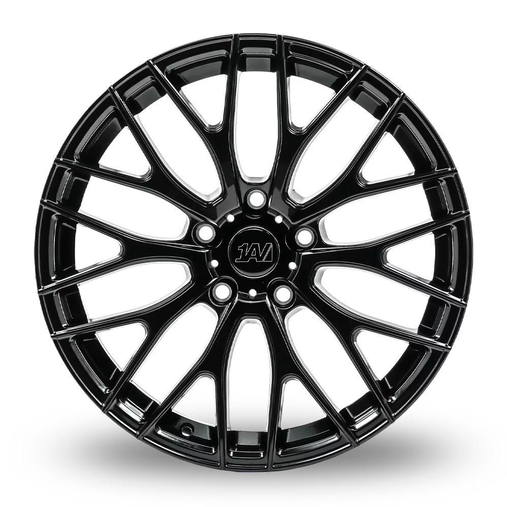 18" 1AV ZX2 Gloss Black Alloy Wheels