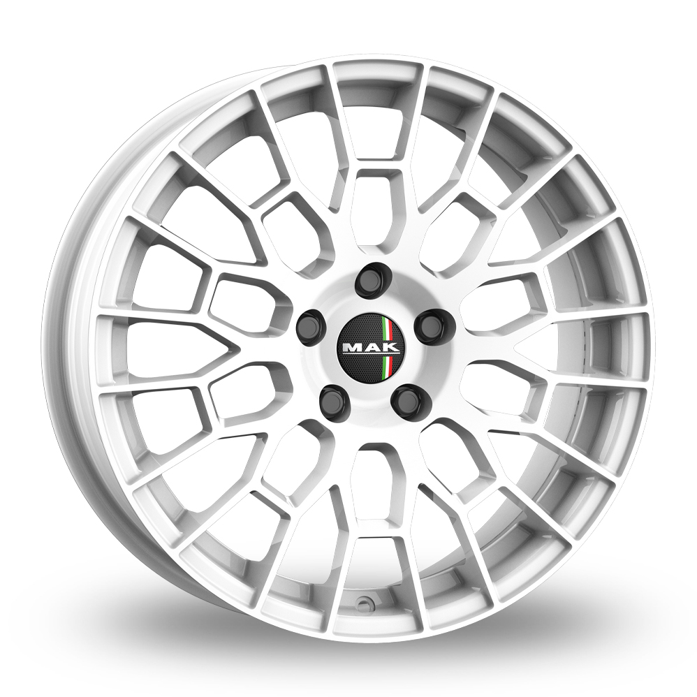 MAK APX Gloss White Alloy Wheels
