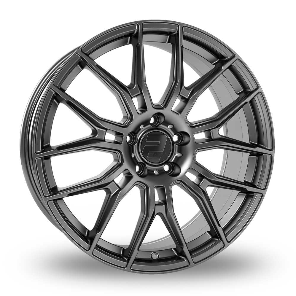 2DRV WH42 Dark Gunmetal Full Alloy Wheels