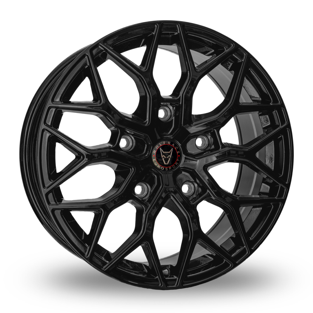 Wolfrace Eurosport Road Edition Urban Racer T Gloss Black Alloy Wheels
