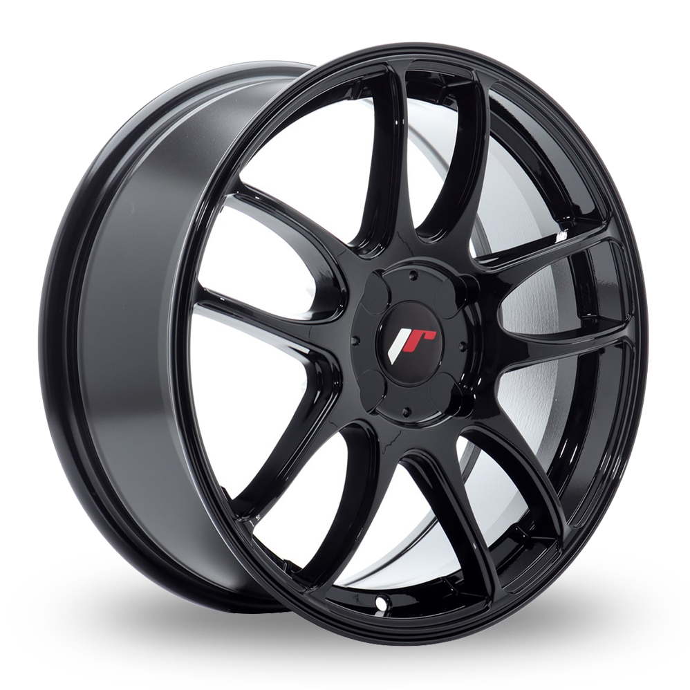 Japan Racing JR29 (7x17) (Custom Fitment) Gloss Black Alloy Wheels