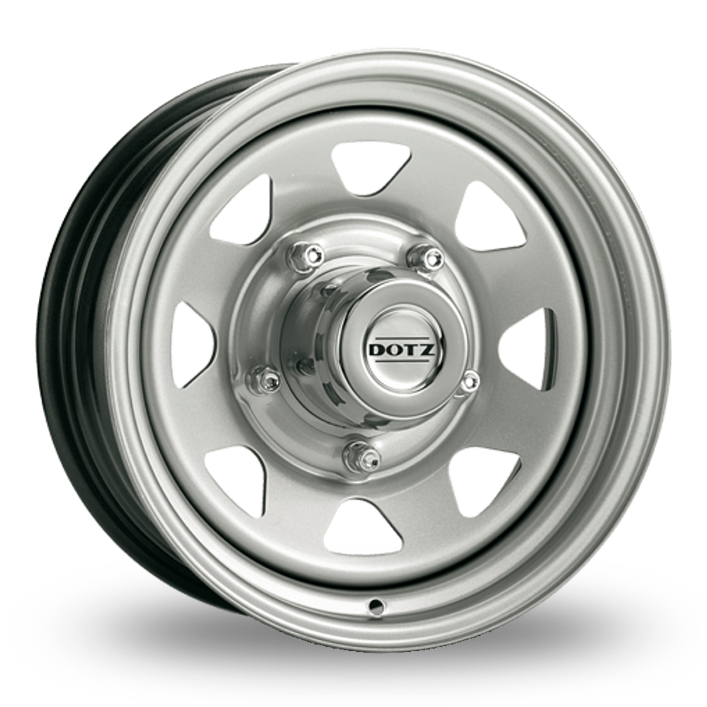 16 Inch Dotz Dakar Silver Alloy Wheels