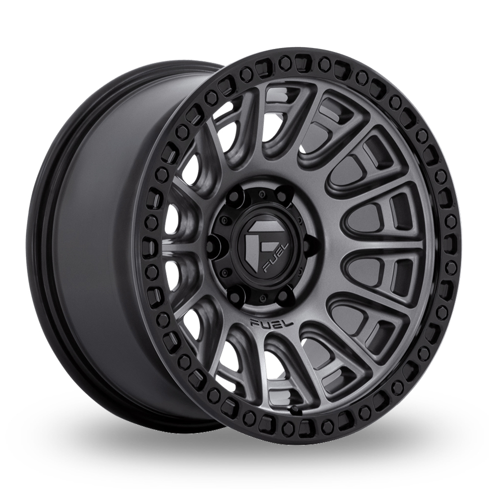 Fuel Off-Road D835 Cycle (EU Warehouse) Matt Gunmetal With Black Ring Alloy Wheels
