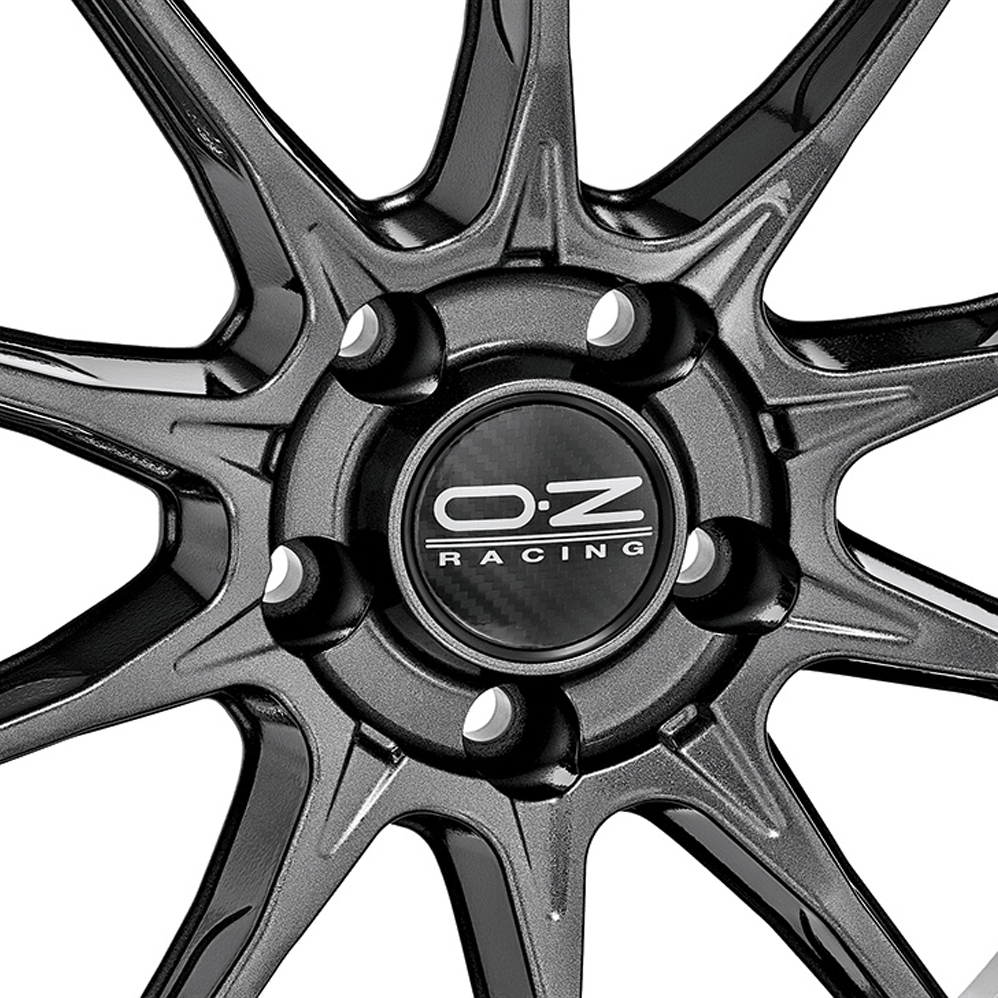 18" OZ Racing Hyper GT HLT Star Graphite Alloy Wheels