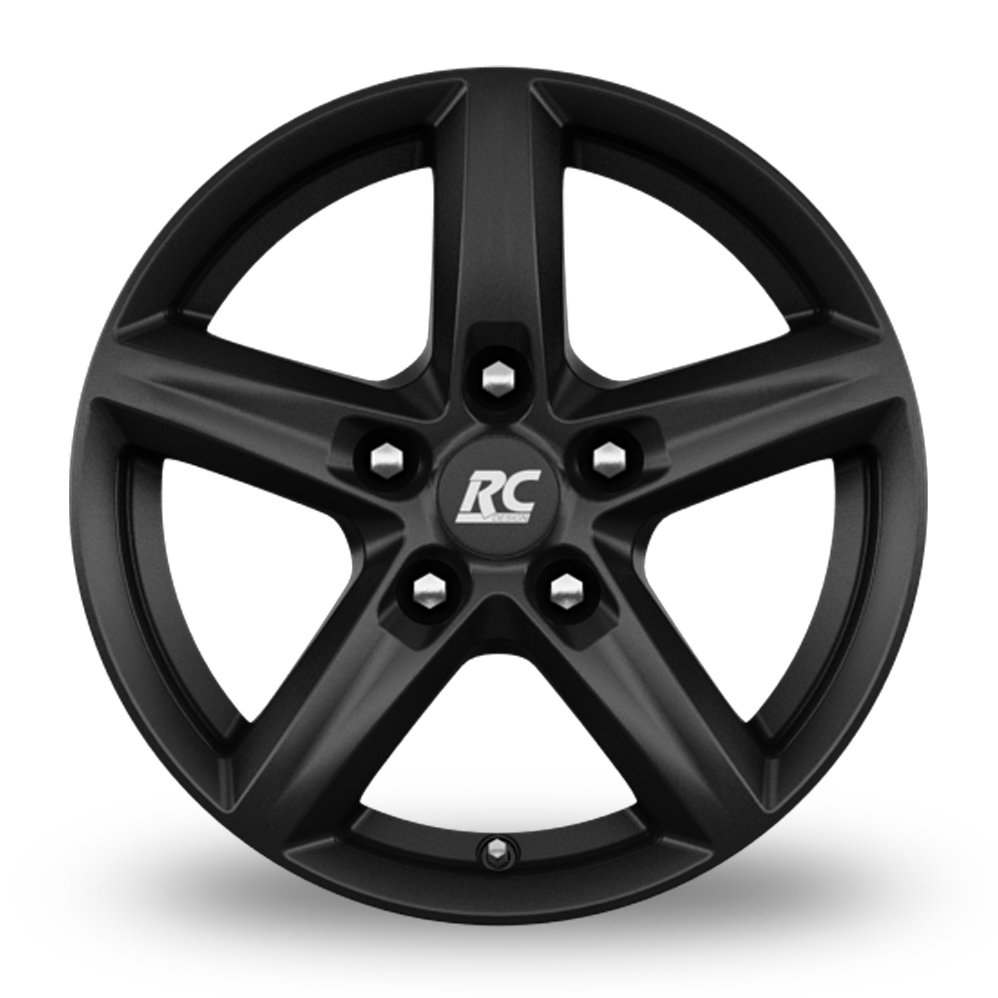 15" RC Design RC24 Matt Black Alloy Wheels