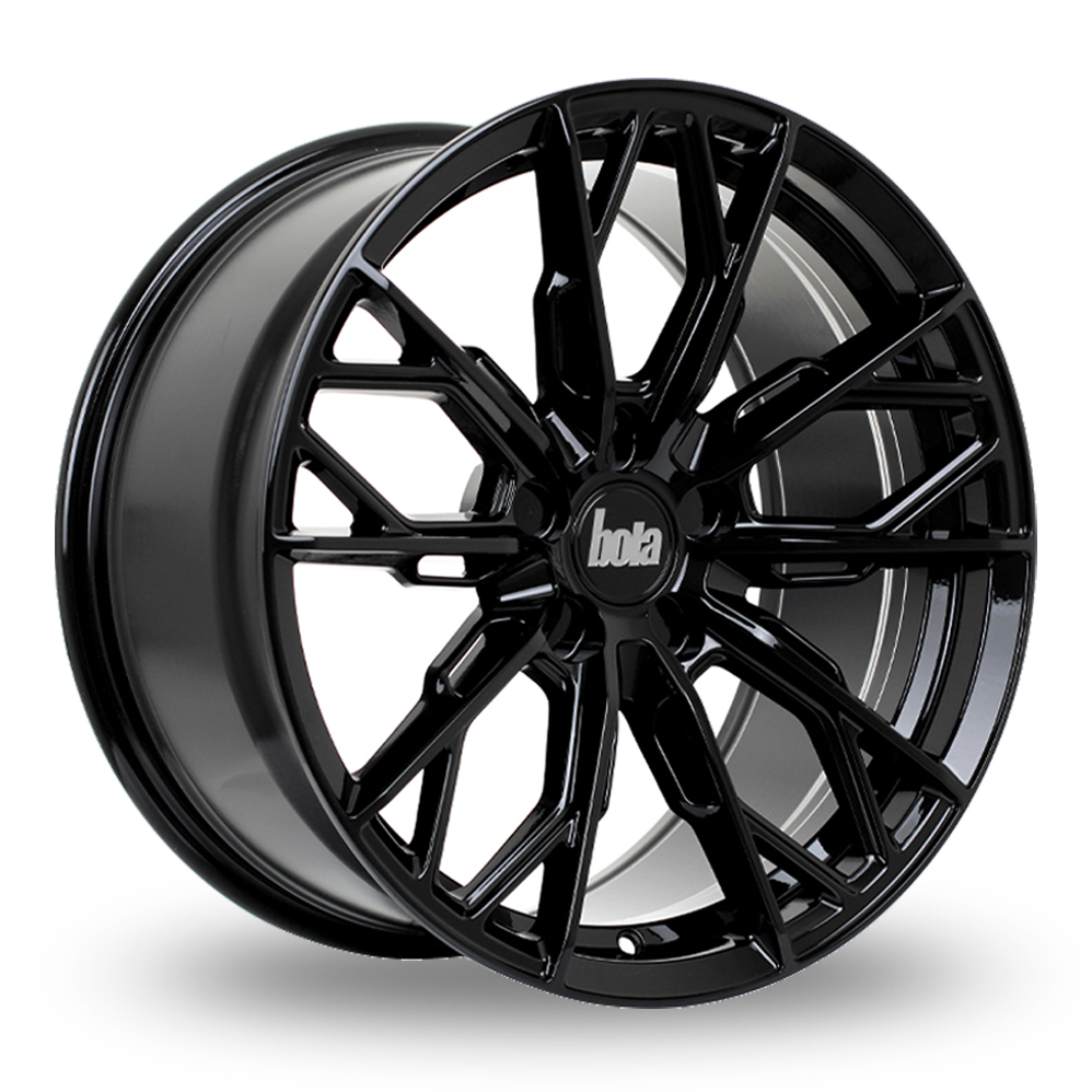 9x20 5x112 ET15-50 Bola FLS (Gloss Black) (76.0cb) (900kg Load) (12.0kg Weight) (TW) Alloy Wheels