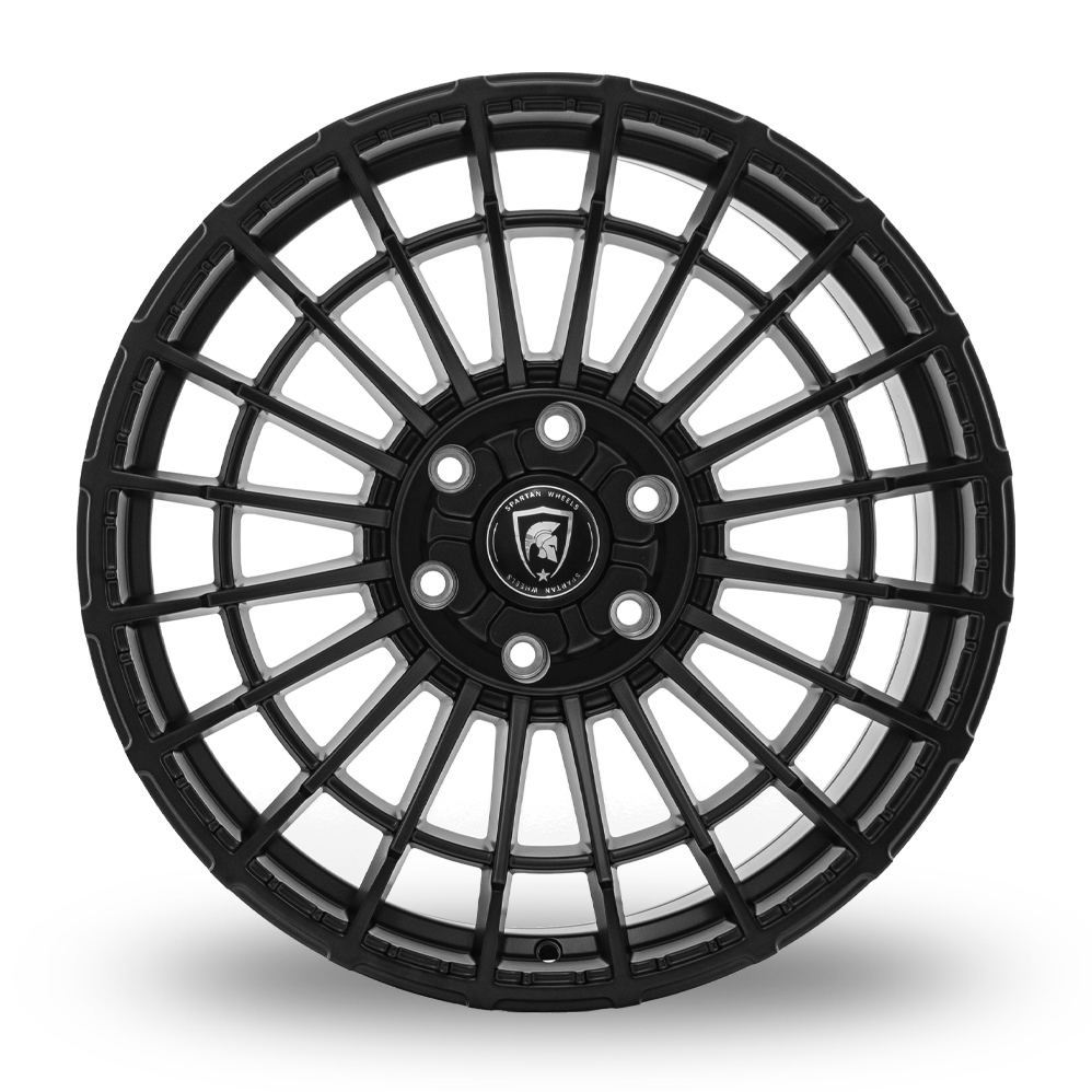 20" Spartan SW5 Satin Black Alloy Wheels