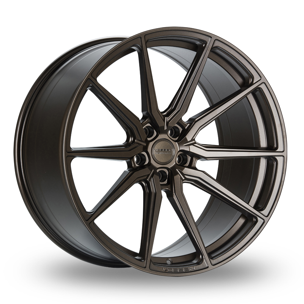 Vossen HF-3 (9x20) (Deep Concave) Satin Bronze Alloy Wheels