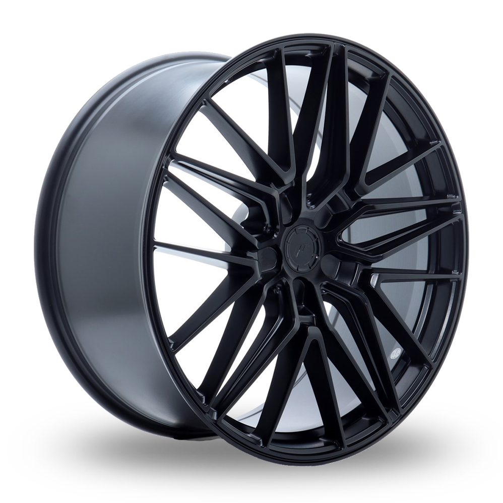 Japan Racing JR38 (9.5x22) (Custom Fitment) Matt Black Alloy Wheels