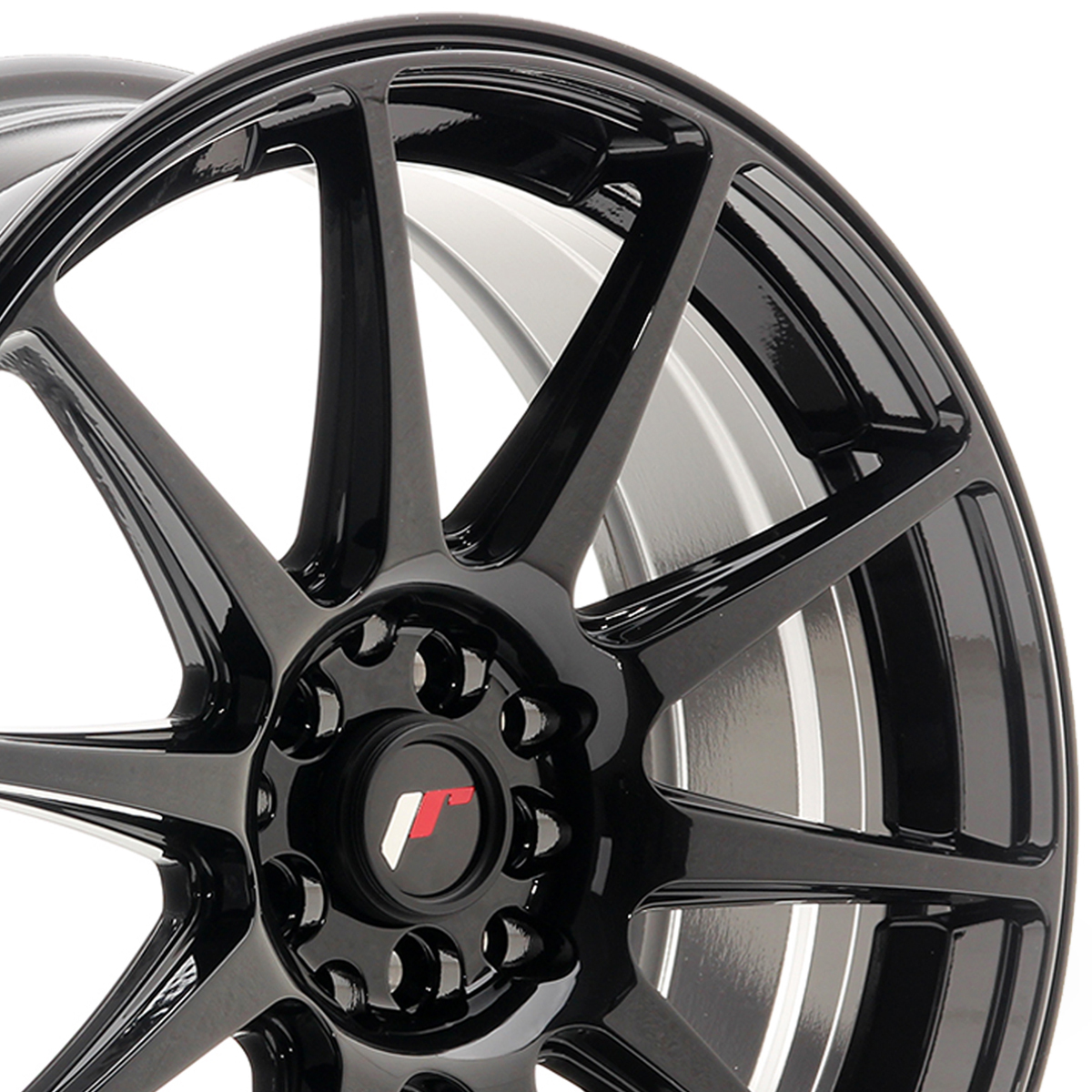 18" Japan Racing JR11 (7.5x18) Gloss Black Alloy Wheels