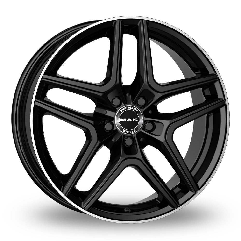 MAK Aurum Gloss Black Mirror Ring Alloy Wheels