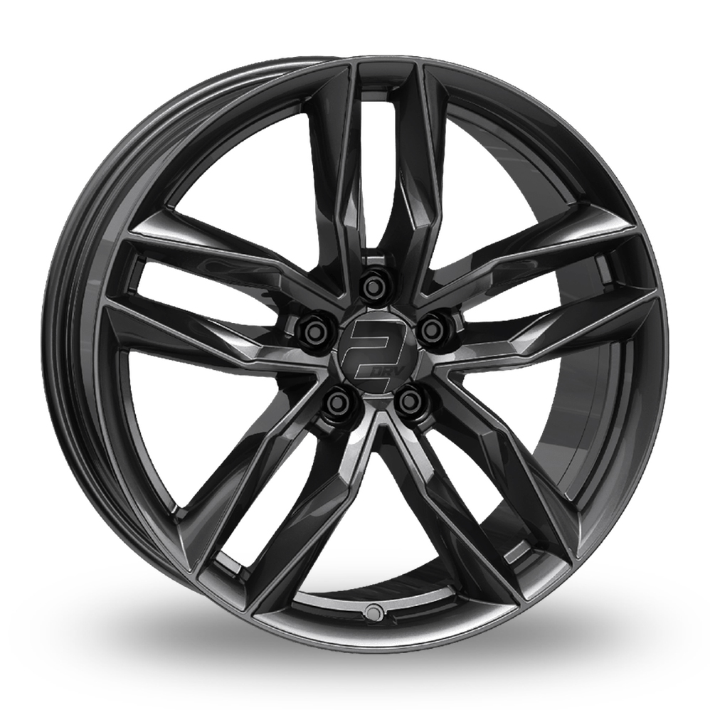 2DRV WH40 Dark Gunmetal Full Alloy Wheels