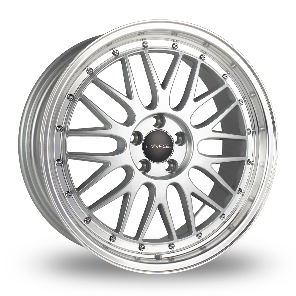 Dare SM Silver Polished Lip Alloy Wheels