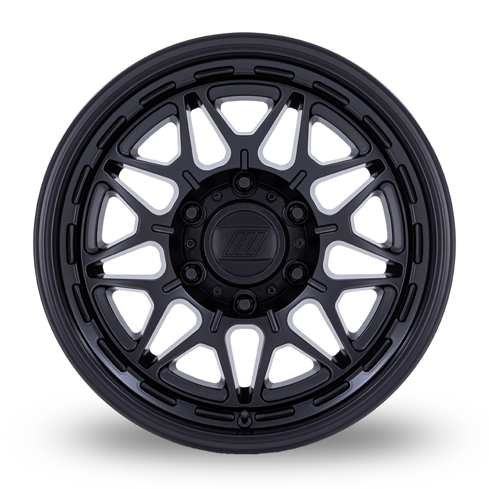 17" Pro Comp Alloys PA202 Basecamp Matt Black Alloy Wheels