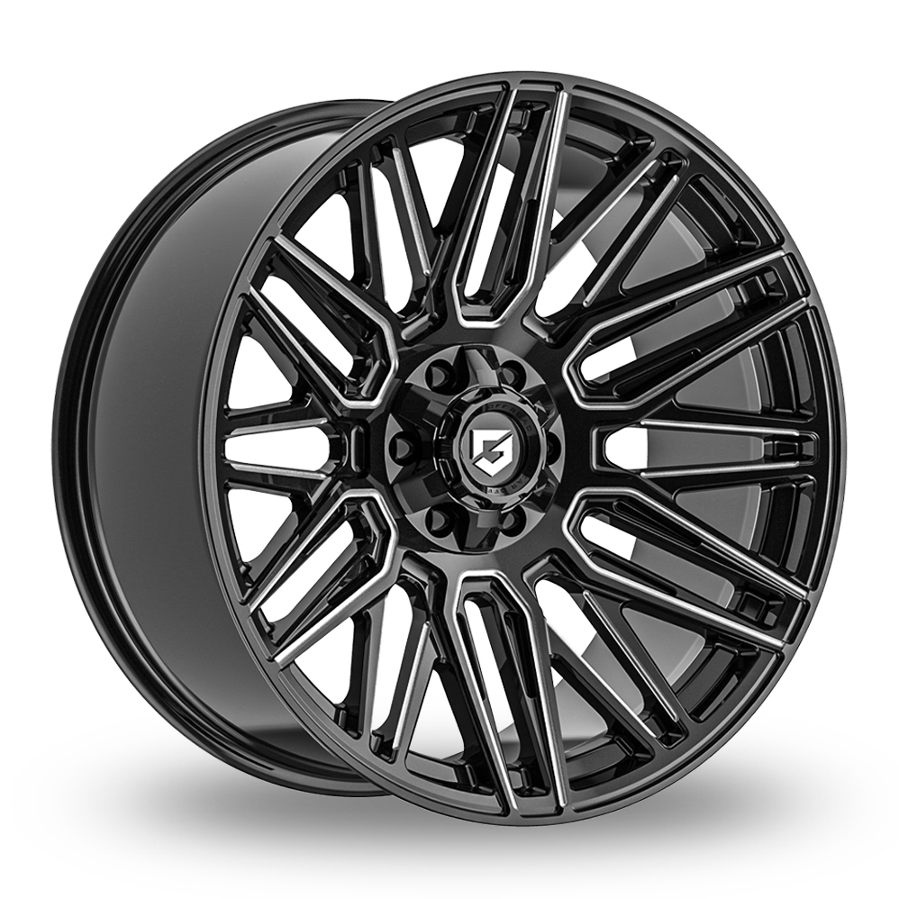 Fondmetal 770 Edge Glossy Black Milled Alloy Wheels