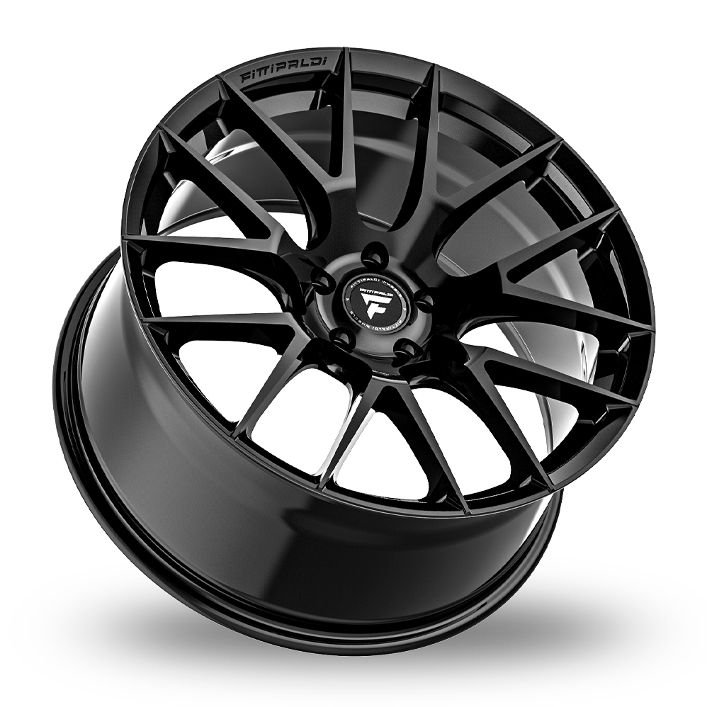 19" Fondmetal FS360 Fittipaldi Gloss Black Alloy Wheels