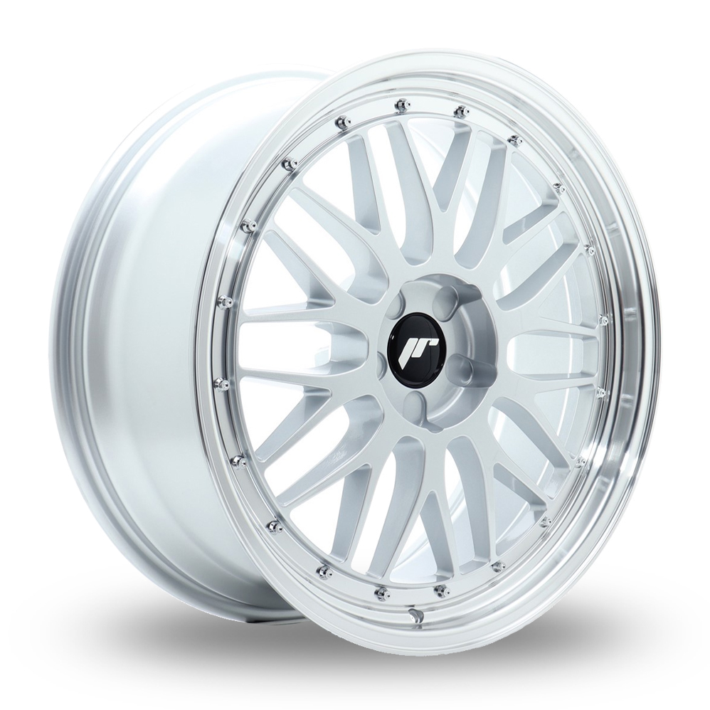 Japan Racing JR23 (9x20) (Custom Fitment) Hyper Silver Machined Lip Alloy Wheels