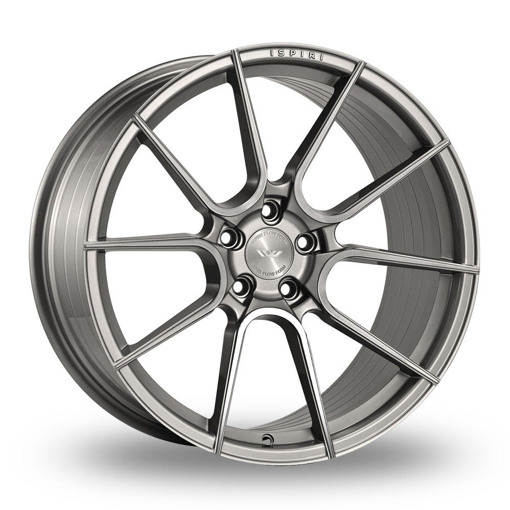 Ispiri FFR6 Carbon Grey Brushed Alloy Wheels