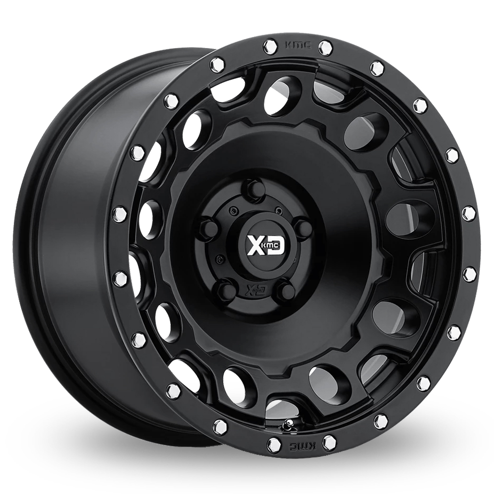 XD XD129 Holeshot Satin Black Alloy Wheels
