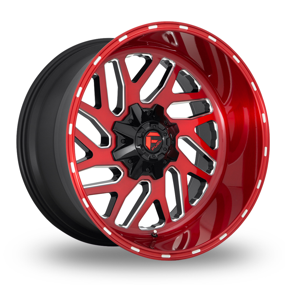 Fuel Off-Road D691 Triton (USA Warehouse) Candy Red Milled Alloy Wheels