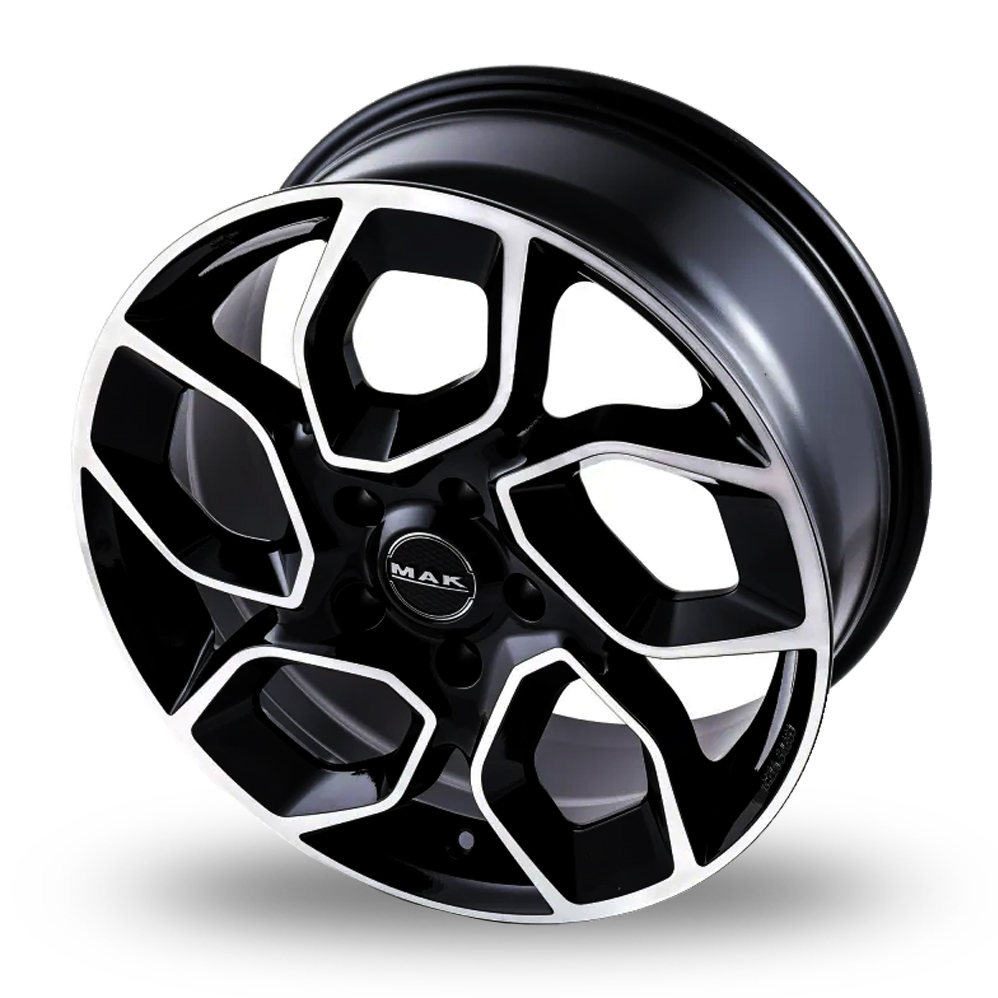 16" MAK Express Black Mirror Alloy Wheels