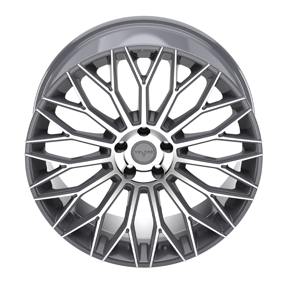 22" Velare VLR10 Platinum Grey Polsihed Alloy Wheels