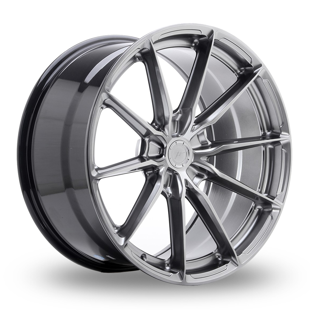 Japan Racing JR37 (10x20) Hyper Black Alloy Wheels
