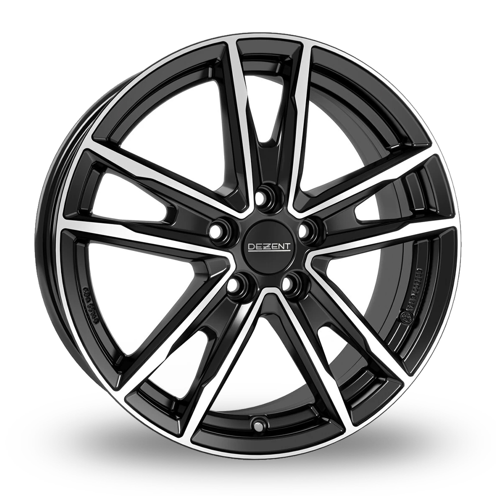 Dezent KF Black Polished Alloy Wheels