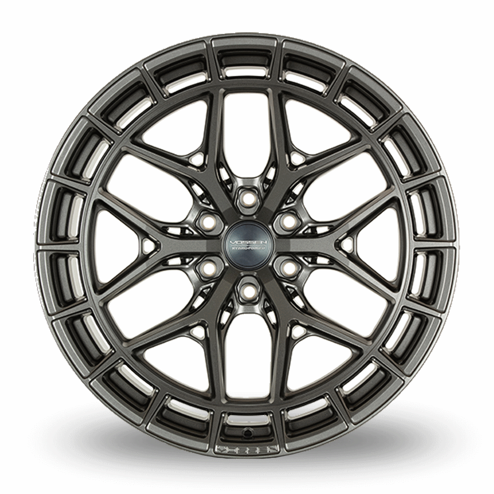 22" Vossen HFX-1 (10x22) (Super Deep Concave) Matt Gunmetal Alloy Wheels