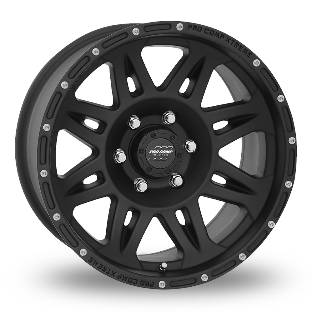 Pro Comp Alloys PA5 Torq (USA Warehouse) Flat Black Alloy Wheels