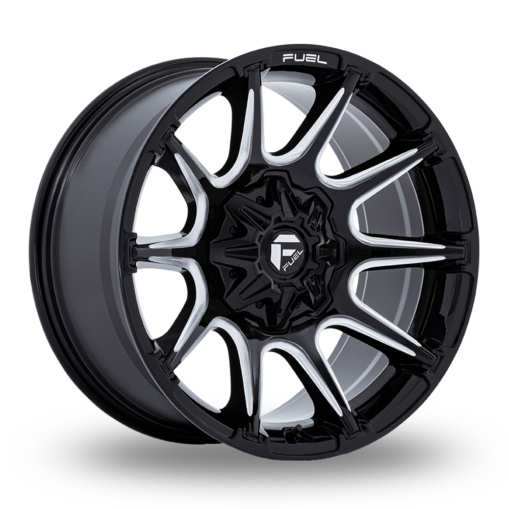 Fuel Off-Road FC880 Super C (USA Warehouse) Gloss Black Milled Alloy Wheels