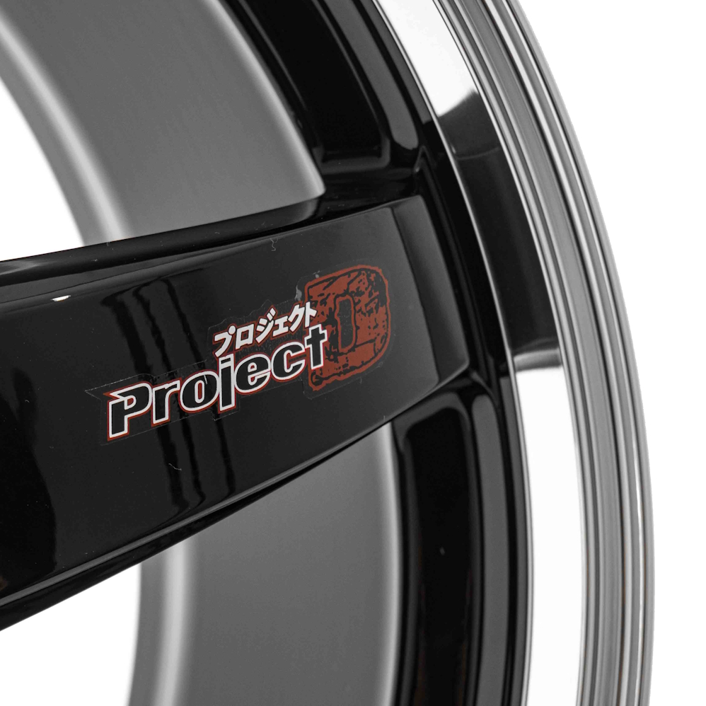 18" Lenso D1R Gloss Black Polished Alloy Wheels