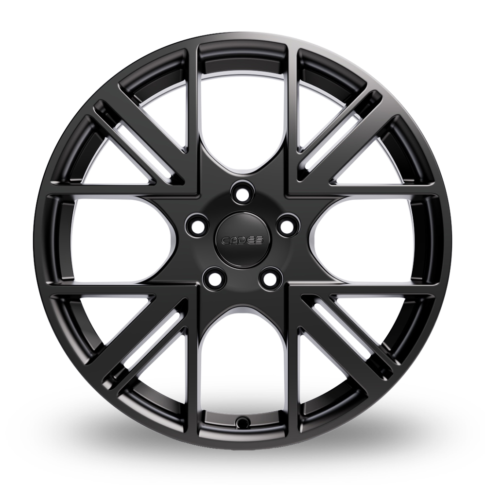 18" Cades Patriot Matt Black Alloy Wheels