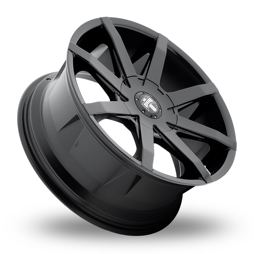 20" DUB S110 Push Gloss Black Alloy Wheels